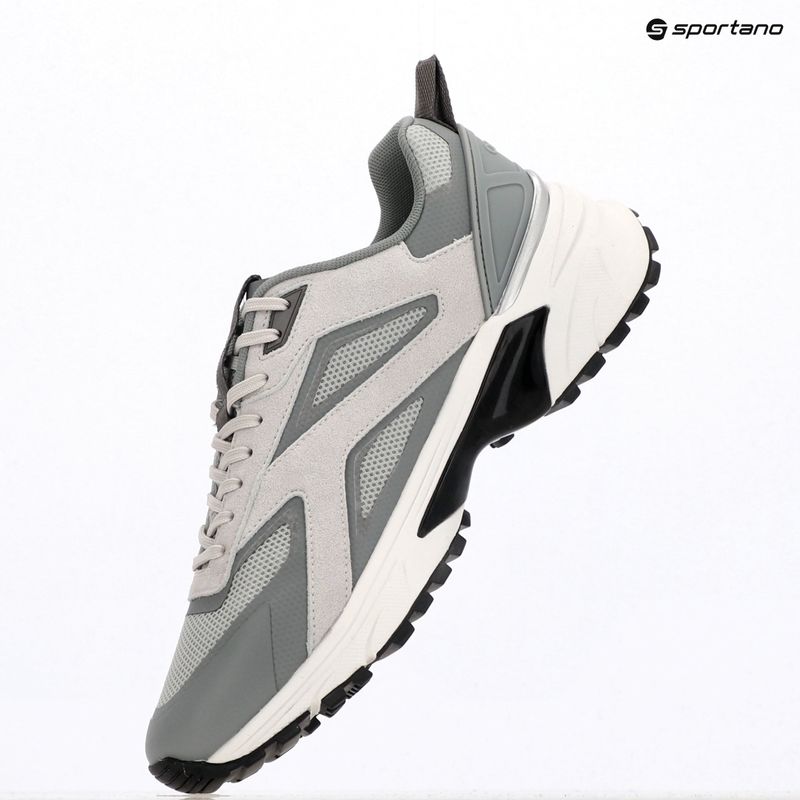 Pánske topánky Calvin Klein HM0HM02220 Hike Runner Stripe Mix Nylon Suede light grey/granite grey 9