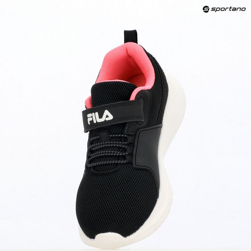 Detské topánky FILA Madrun Velcro black/sangria sunset 15