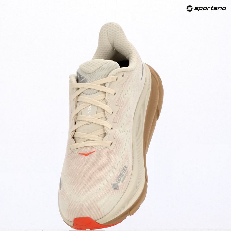 Dámske  bežecké topánky HOKA Clifton 9 GTX eggshell/khaki 10
