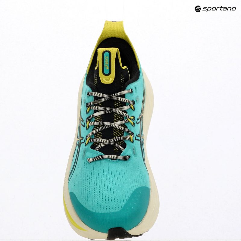 Pánske bežecké topánky ASICS Gel-Nimbus 28 TR aurora green/black 16