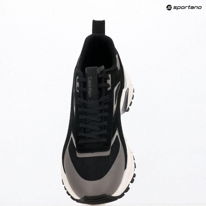 Pánske topánky Calvin Klein HM0HM02220 Hike Runner Stripe Mix Nylon Suede black/granite road 9