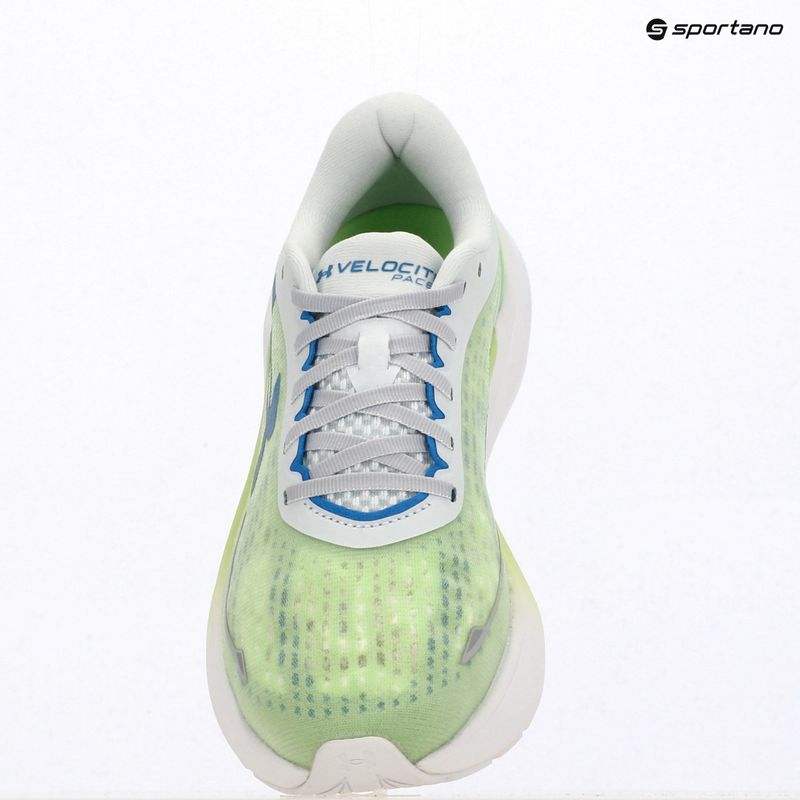Pánske bežecké topánky Under Armour Velociti Pace lumos lime/white/capri 9