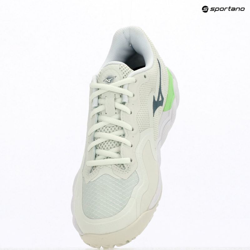 Dámske topánky na padel Mizuno Wave Enforce Court Padel phantom green/white/glowing ap 9