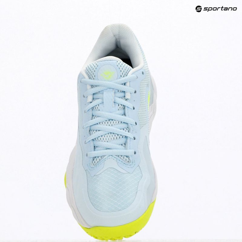 Dámske tenisové topánky Mizuno Wave Enforce Court CC W ice water/lightning yellow/ancient 9