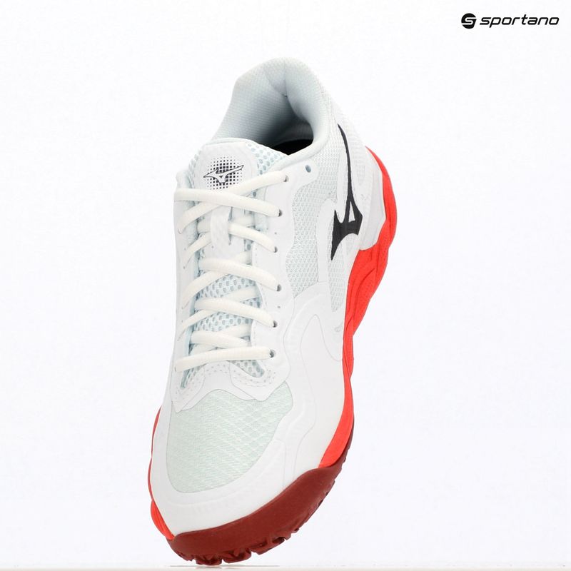 Pánske tenisové topánky Mizuno Wave Enforce Court CC fiery red/white/sun-dried tomato 9