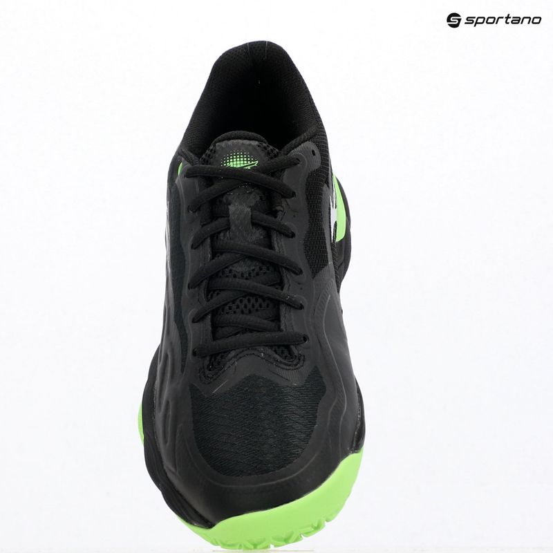 Topánky na padel Mizuno Wave Enforce Court Padel black/foliage green/glowing ap 9