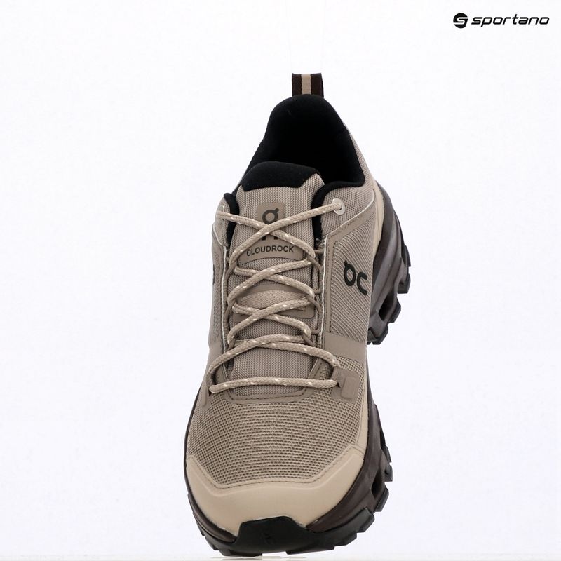 Dámske topánky On Cloudrock Low Waterproof Cinder/Ox 9