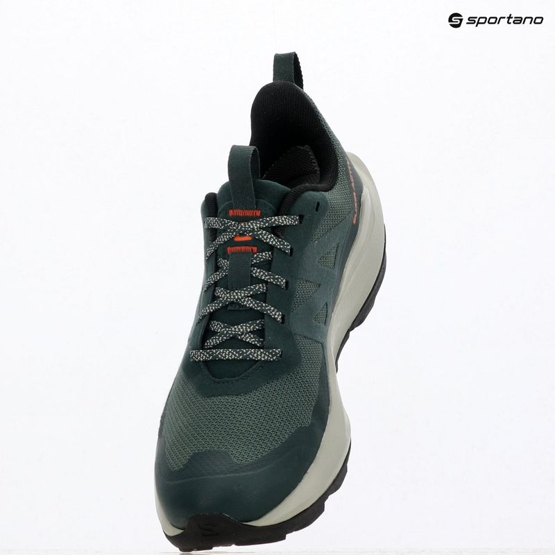 Pánske turistické topánky Salomon Elixir Activ GTX scarab/green gable 10