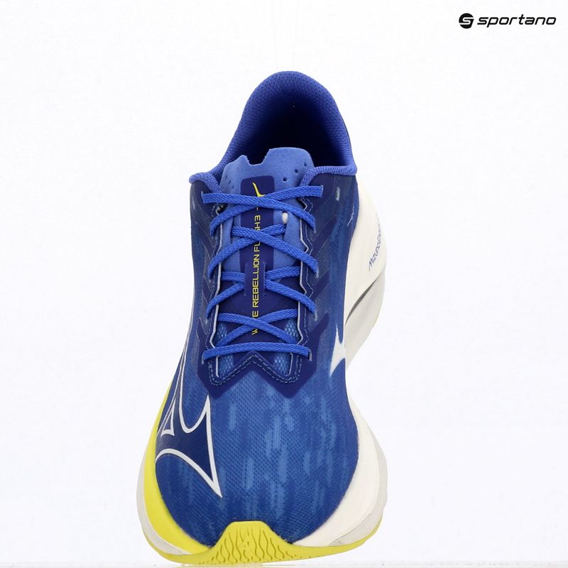 Pánske bežecké topánky Mizuno Wave Rebellion Flash 3 dazzling blue/surf the web/fortune yellow 4