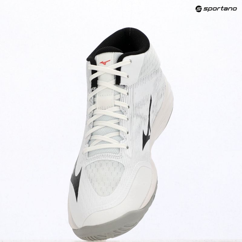 Volejbalové topánky Mizuno Lightning Select Mid white/black/fiery red 4