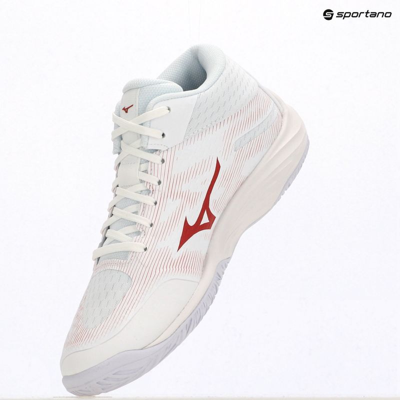 Dámske volejbalové topánky Mizuno Lightning Select Mid white/rose elegance/lava falls 4