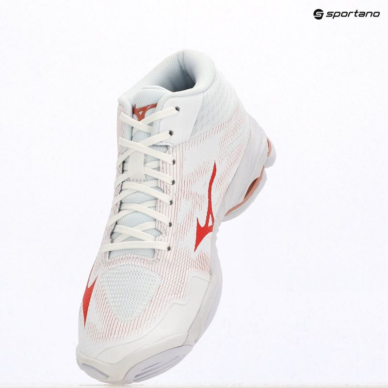 Dámske volejbalové topánky Mizuno Wave Lightning Pro Mid White/Rose Elegance/Lava Falls 4
