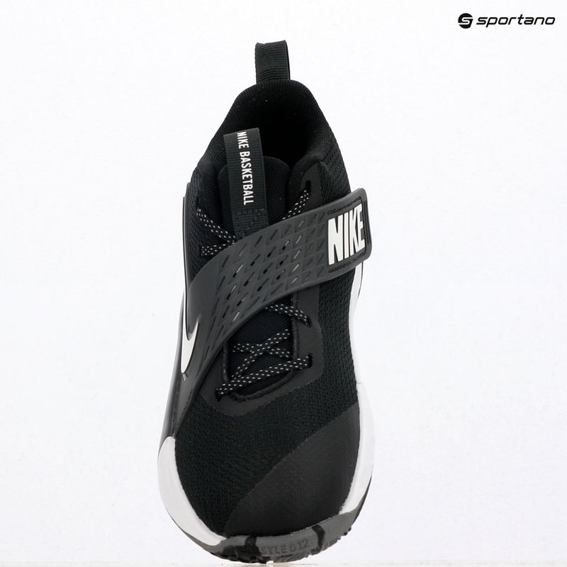 Detské topánky Nike Team Hustle D 12 black/anthracite/white 6