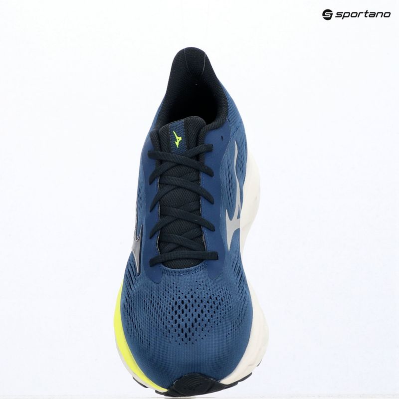 Pánske bežecké topánky Mizuno Wave Serene 2 estate blue/silver/lightning yellow 3