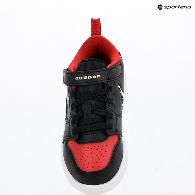 Detské topánky Jordan Court Connect Low black/gym red/white 6