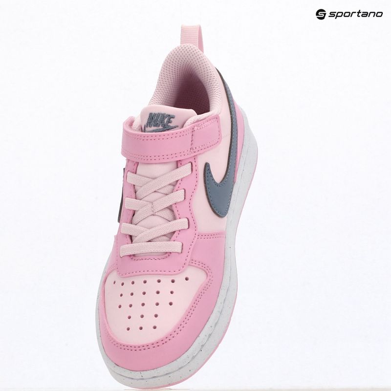 Detské topánky Nike Court Borough Low Recraft pink foam/pink rise/white/ashen slate 6