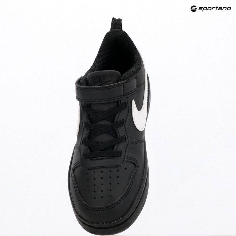 Detské topánky Nike Court Borough Low Recraft black/black/white 6