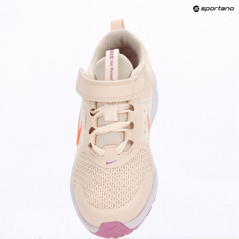 Detské topánky Nike Star Runner 5 chalk/sail/light magenta/orange pulse 6