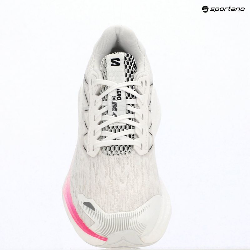 Dámske bežecké topánky Salomon Aero Glide 4 white/white/black 6