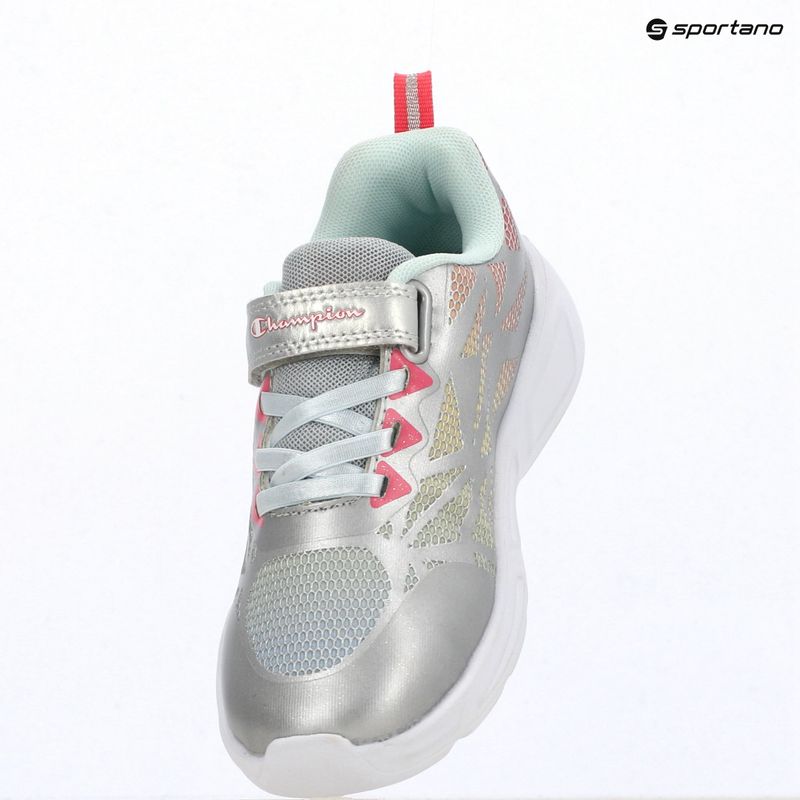 Detské topánky Champion Wave Tri G PS Low Cut silver/blue burgundy/imperial light blue 10