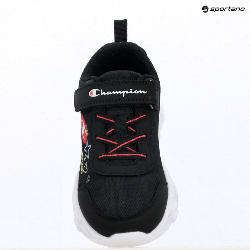 Detské topánky Champion Funfair Print G PS Low Cut new black/fluorescent pink/imperial light blue 10