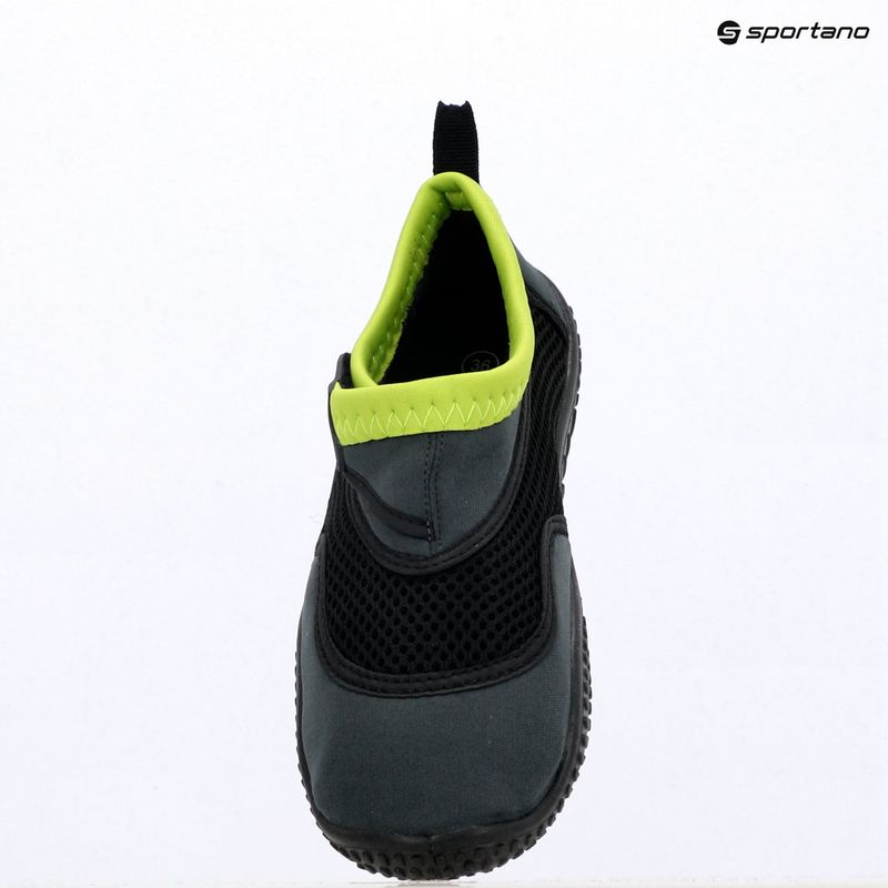 Topánky do vody arena Watershoes dark grey/lime 6