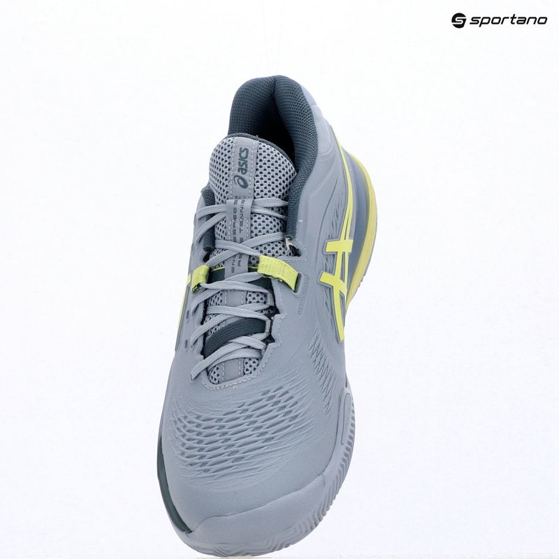 Pánske tenisové topánky ASICS Gel-Resolution X Clay grey blue/pistachio 9