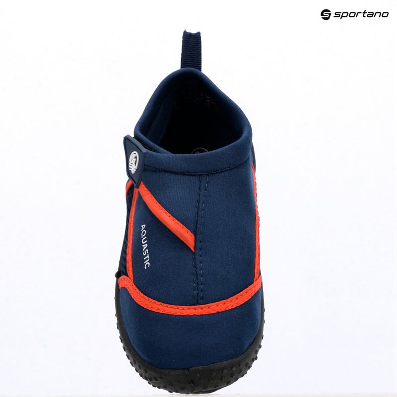 Detské topánky do vody AQUASTIC Nino navy blue/red 13