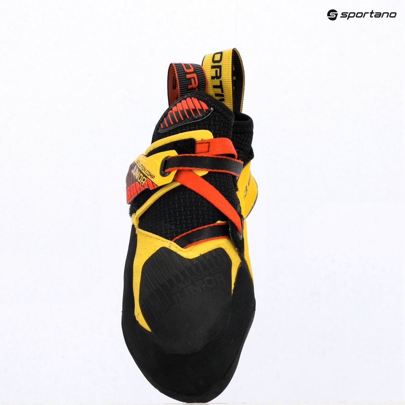 Detské lezecké topánky La Sportiva Solution Comp yellow/black 8