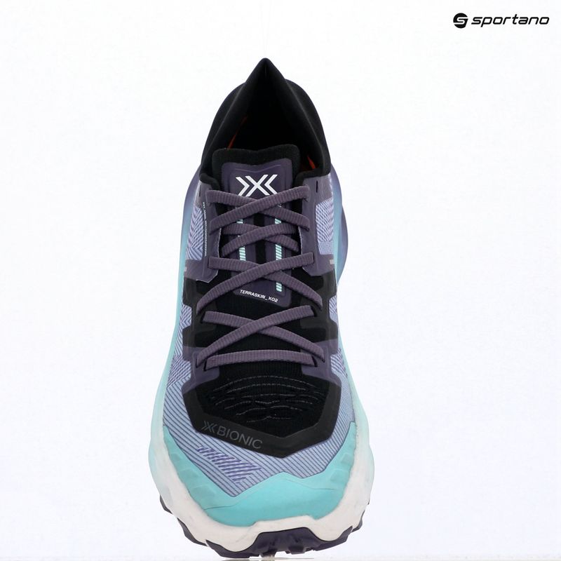 Bežecké topánky + ponožky X-Bionic Terraskin X02 aqua/deep purple 3