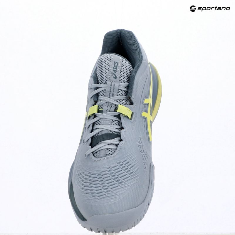 Pánska tenisová obuv ASICS Gel-Resolution X grey blue/pistachio 16