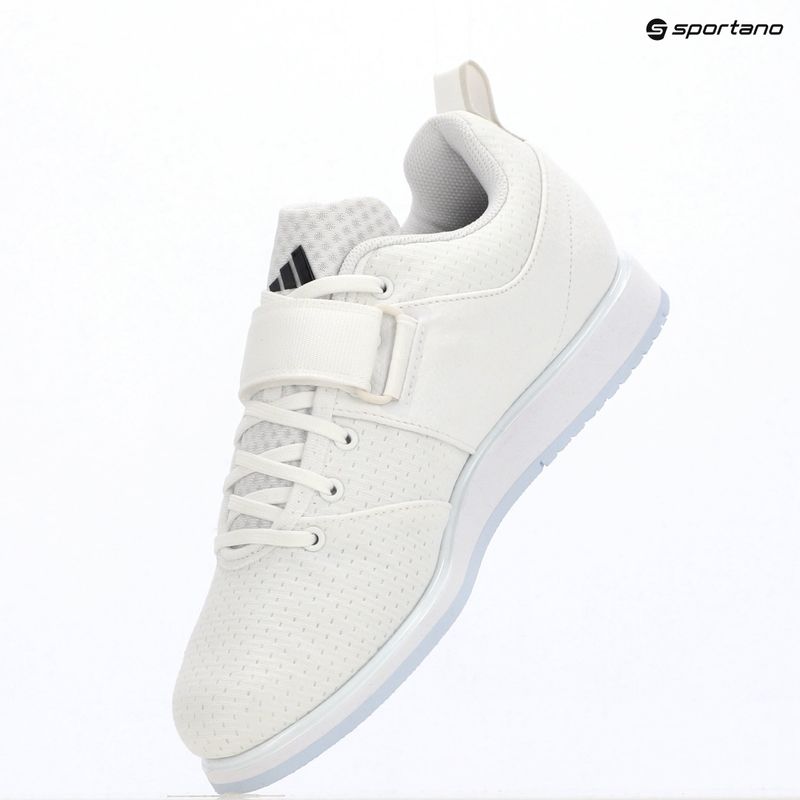 Topánky na vzpieranie adidas Powerlift 5 white 9