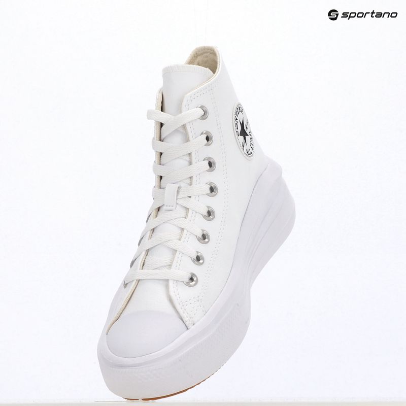 Dámske tenisky Converse Chuck Taylor All Star Move Platform Leather white 9