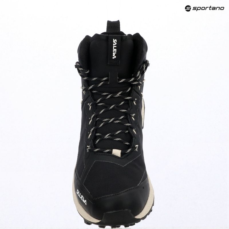 Pánske trekingové topánky Salewa Pedroc Light Mid PTX black/oatmeal 9