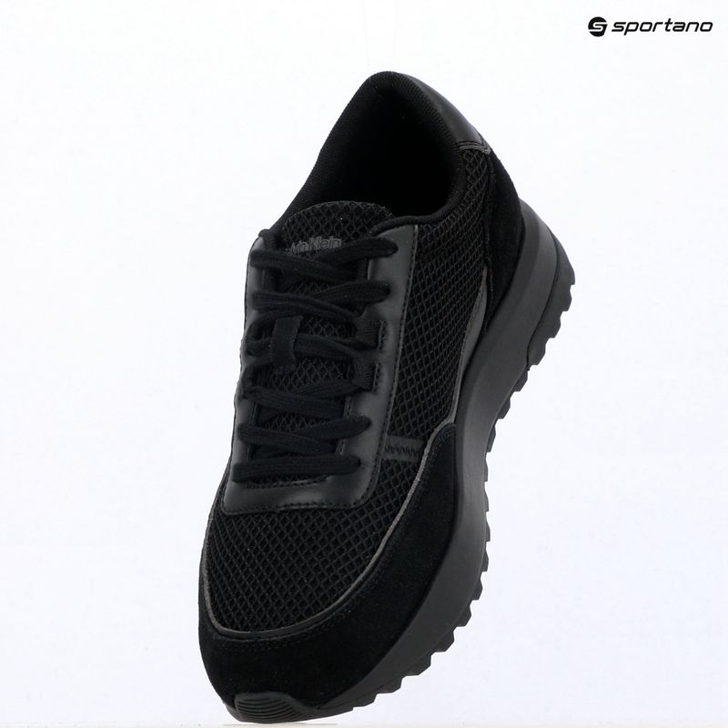 Pánske topánky Calvin Klein HM0HM02215 City Runner Laceup Nylon Recycled Suede triple black 9