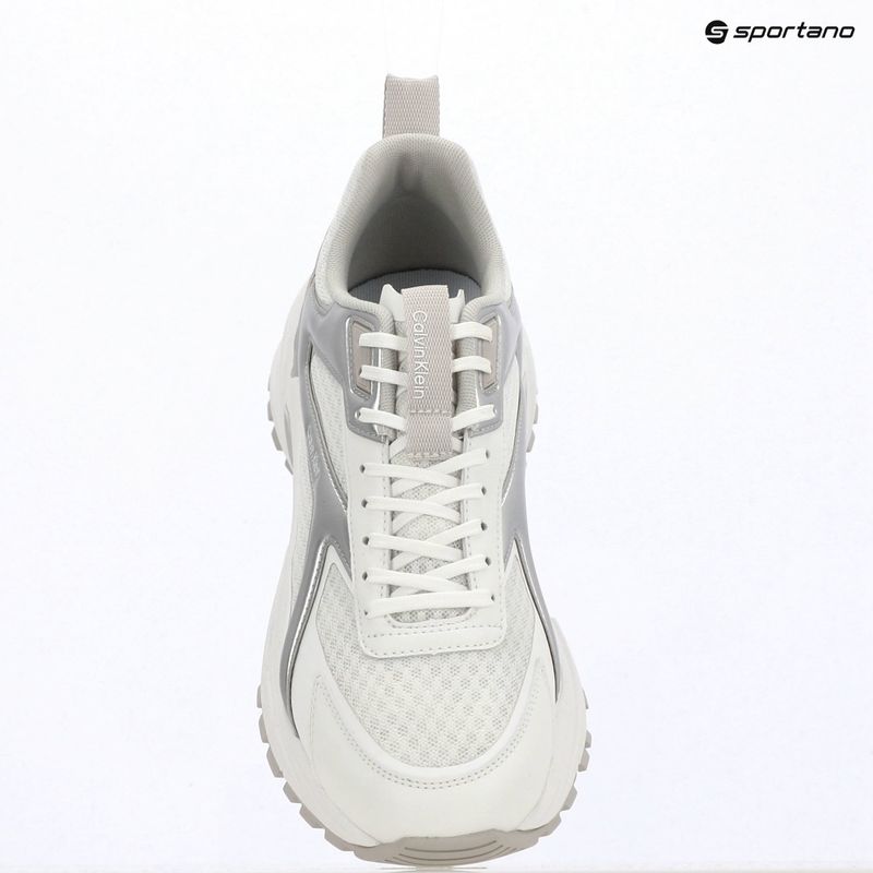 Pánske topánky Calvin Klein HM0HM02341 Hike Runner Stripe Met Mix bright white/silver/light grey 9