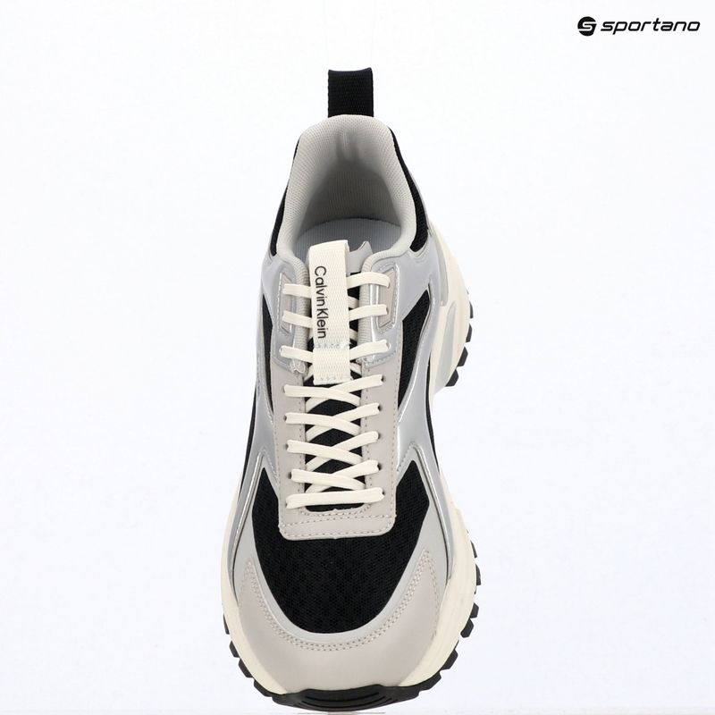 Pánske topánky Calvin Klein HM0HM02341 Hike Runner Stripe Met Mix black/silver/light grey 9