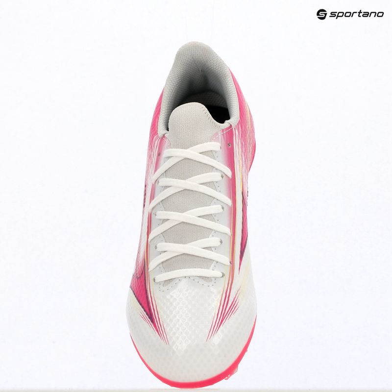 Detské kopačky Mizuno Alfa III Select Jr FG white/fuchsia purple 10