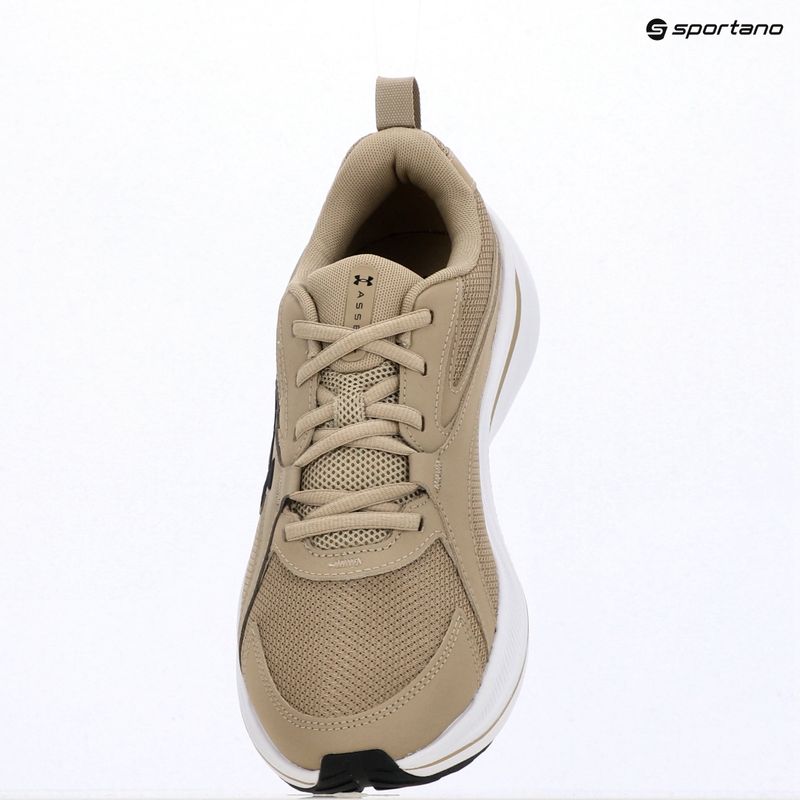 Pánske bežecké topánky Under Armour Assert 11 city khaki/summit white/summit white 9