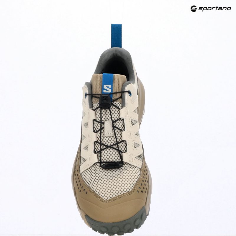 Pánske turistické topánky Salomon Techamphibian 5 rainy day/desert tan/mykonos blue 13