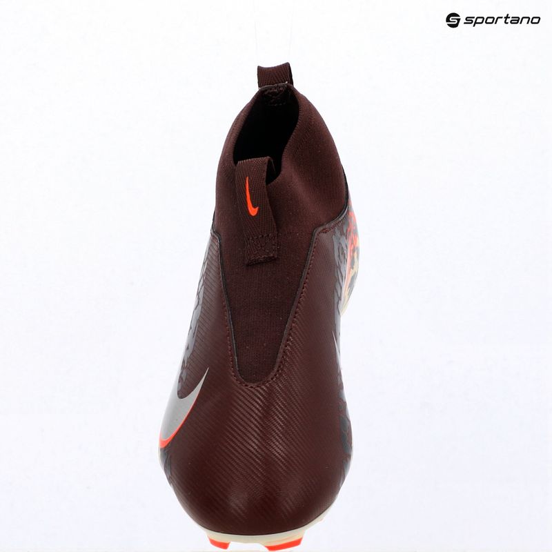 Detské kopačky Nike United Jr. Mercurial Superfly 10 Academy MG burgundy crush/metallic silver 13