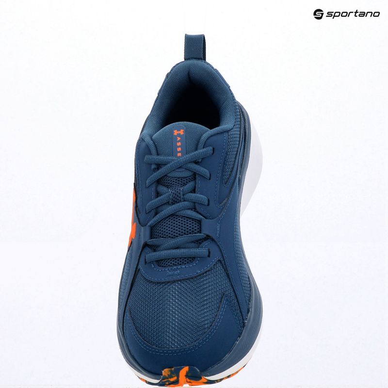 Pánske bežecké topánky Under Armour Assert 11 wham blue/hyper green/white 10