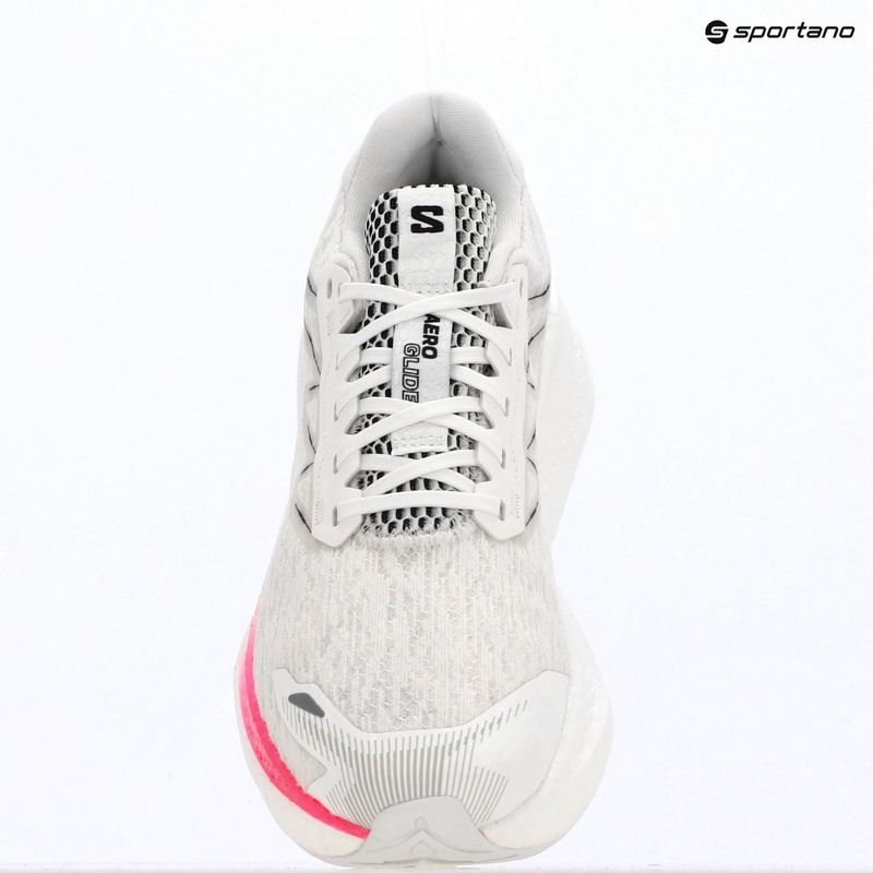 Pánske bežecké topánky Salomon Aero Glide 4 white/white/black 12