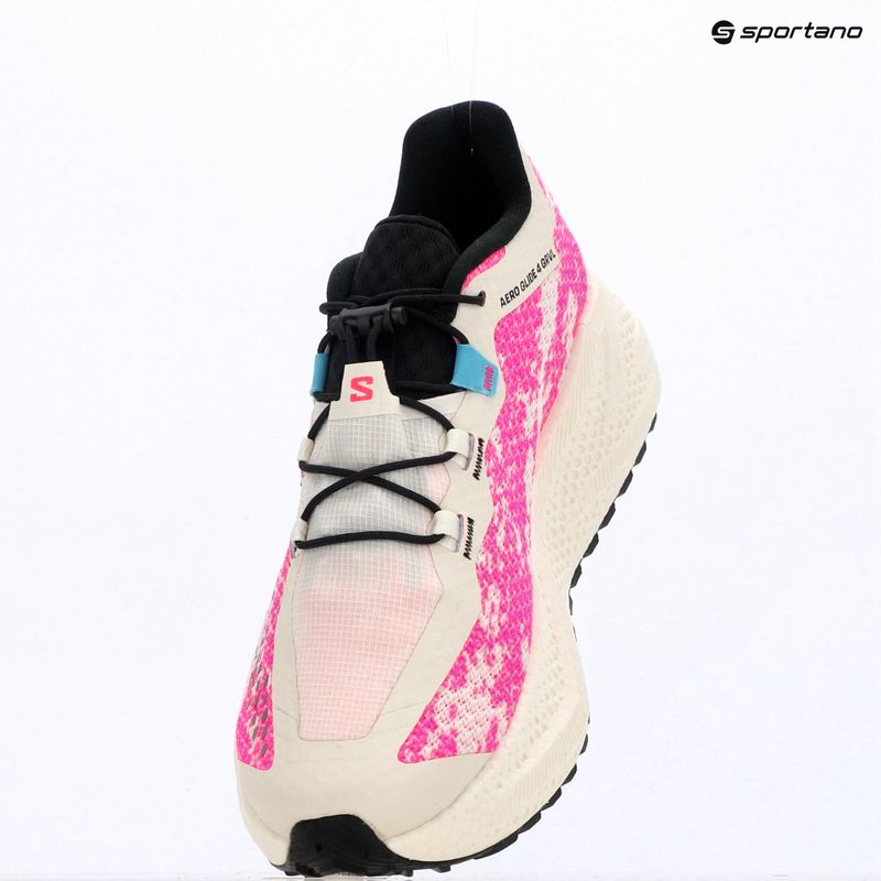 Pánske bežecké topánky Salomon Aero Glide 4 GRVL vanilla ice/knockout pink/black 10