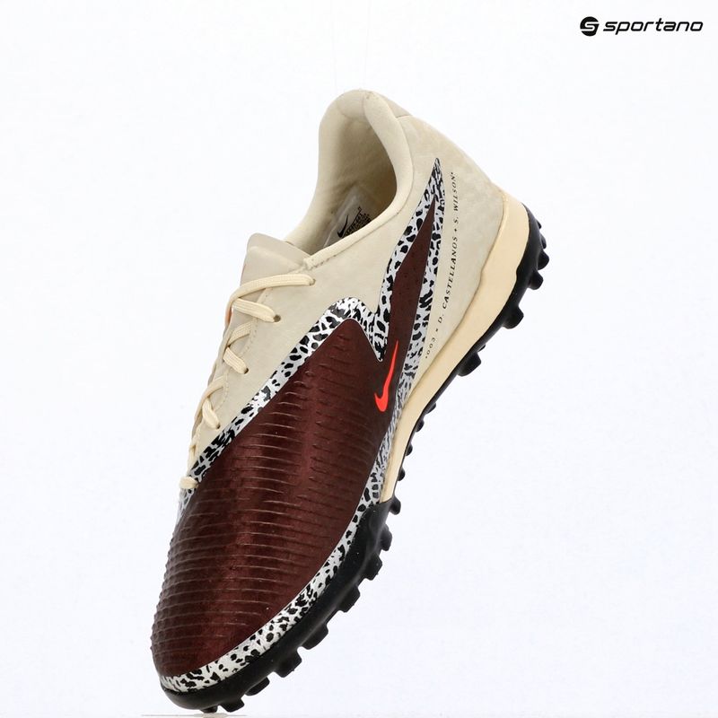 Pánske kopačky Nike United Phantom 6 Low Academy TF burgundy crush/fossil/university red 14