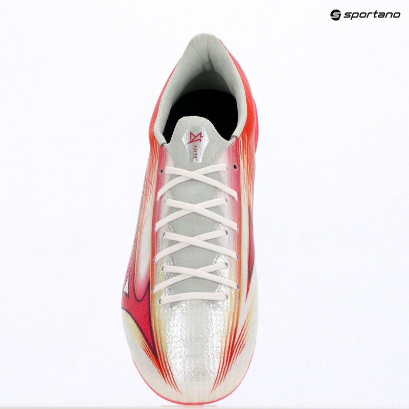 Kopačky Mizuno Alfa III Elite AG white/fuchsia purple 12