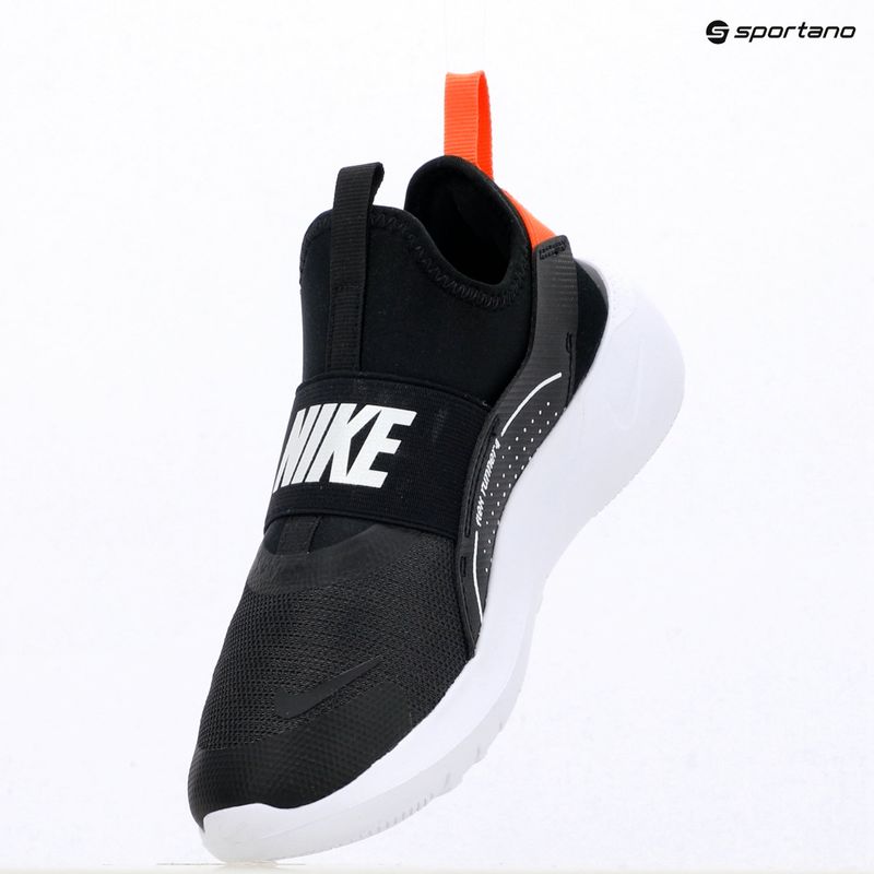 Detské topánky Nike Flex Runner 4 black/white/turf orange 14