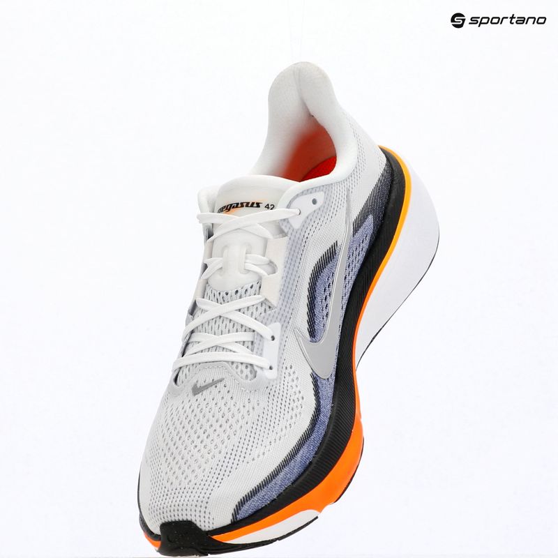 Pánske bežecké topánky Nike Pegasus 42 white/lapis/total orange/metallic silver 14