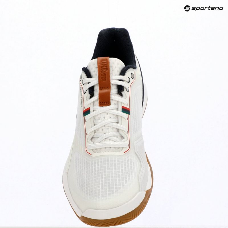 Pánske tenisové topánky Wilson Rush Pro 5 white/navy blazer/gum 11