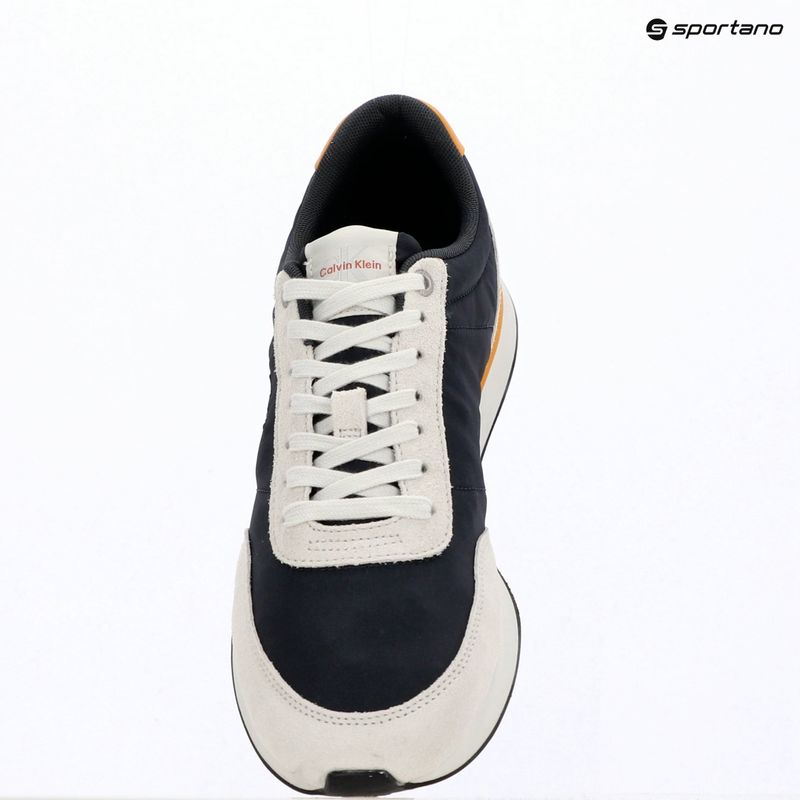 Pánske topánky Calvin Klein YM0YM01361 Retro Runner Ess Mix Mat vaporous white/casual bluee/cooling 9